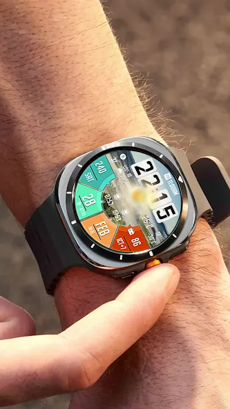 N-SPORT550 FlipDial Watch Face screenshot 1