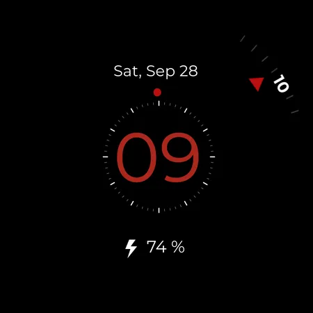Simple Minimal watch face screenshot 5