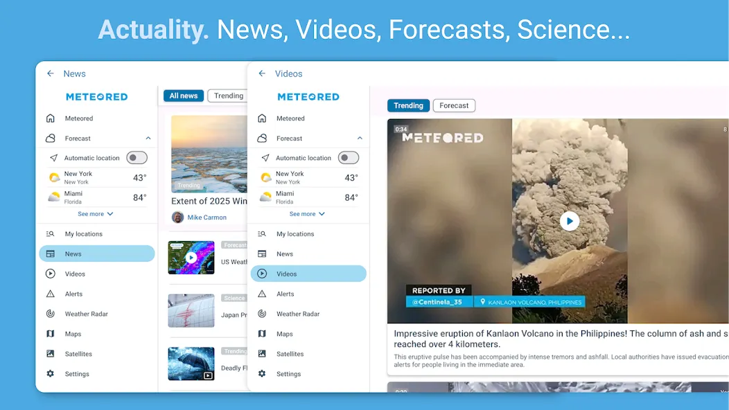 Weather Radar - Meteored News screenshot 16
