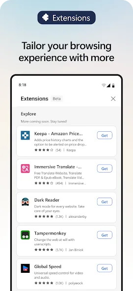 Microsoft Edge Beta screenshot 7