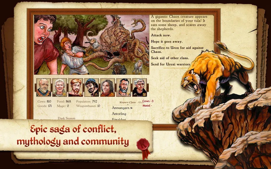 King of Dragon Pass: Text RPG screenshot 9