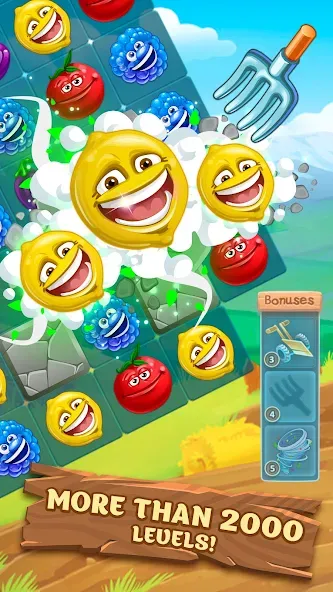 Funny Farm match 3 game screenshot 7