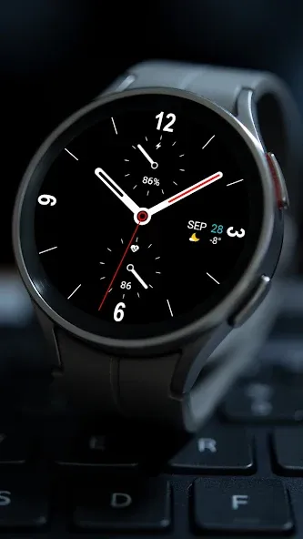 Minimal DERSON Watch face screenshot 2