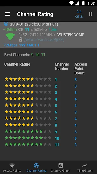 WiFi Analyzer (open-source) screenshot 3