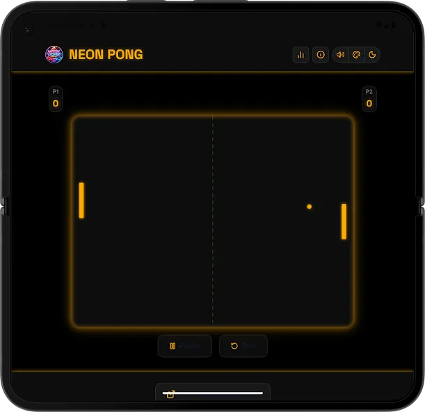 Neon Pong Master Offline Play screenshot 20