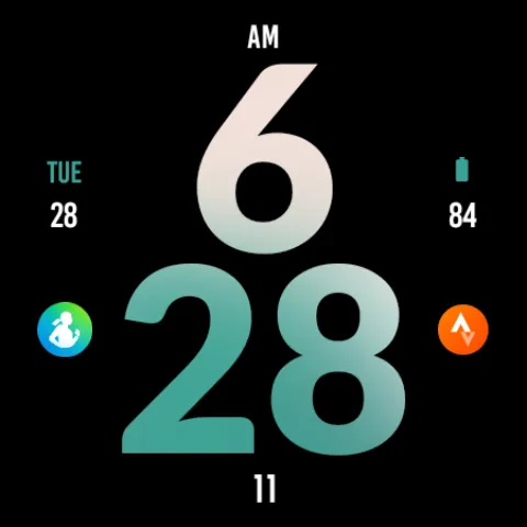 Big Snow Watch Face screenshot 4