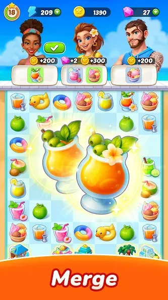 Tasty Travels: Merge Game screenshot 2