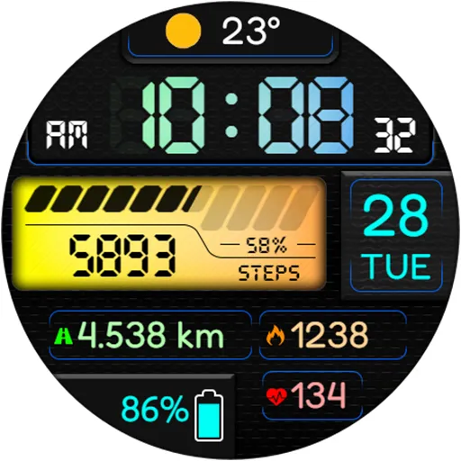 STENADO Sport URX64 Watch face screenshot 19