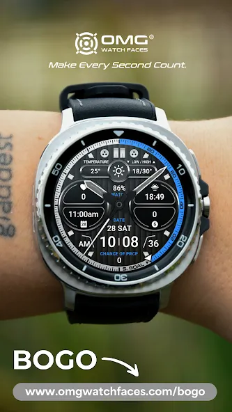 OMG 91 - Hybrid Watch Face screenshot 5
