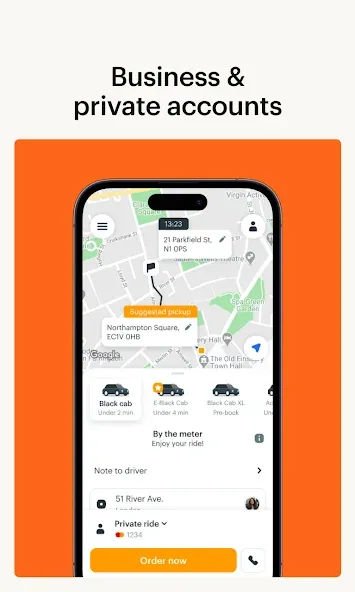 Gett - London’s black taxi app screenshot 4