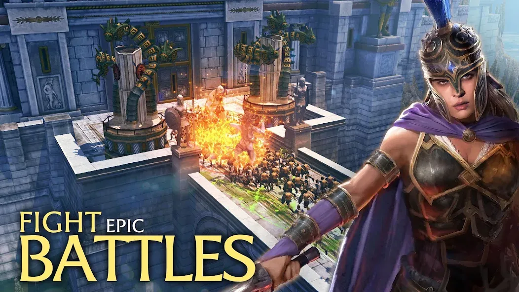 Olympus Rising: Strategy game screenshot 2