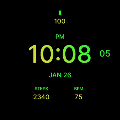 Pure Mango Watch Face screenshot 4
