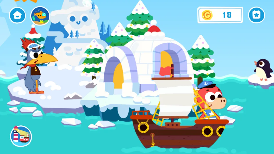 Baby Boat Fishing Games for 2+ screenshot 1
