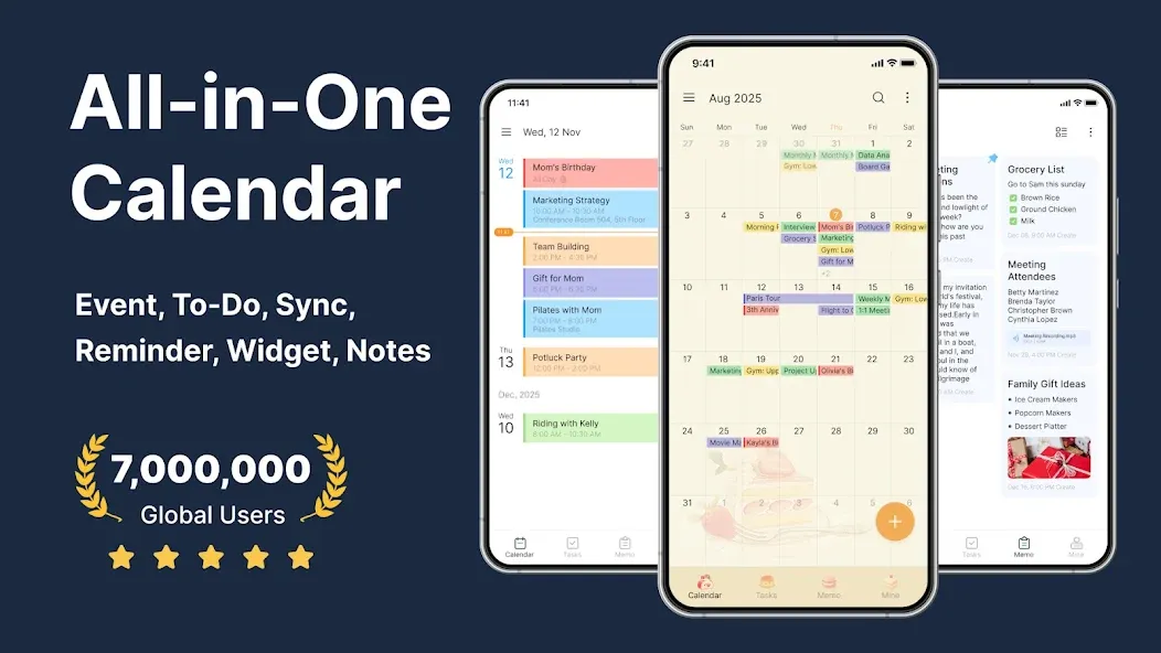 Calendar Planner - Agenda App screenshot 1