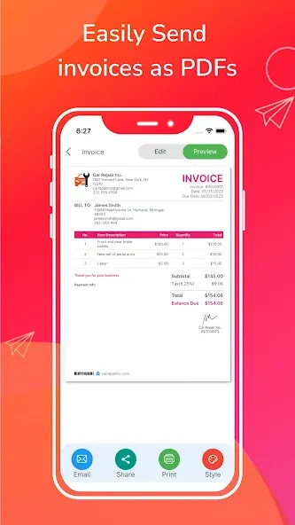 Invoice Maker - Simple Invoice screenshot 9