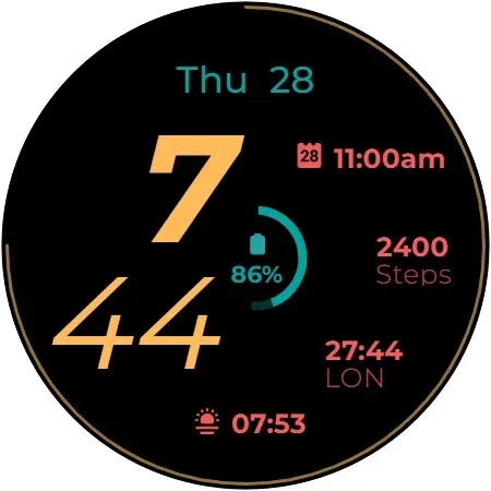 Swoop D Watch Face screenshot 10