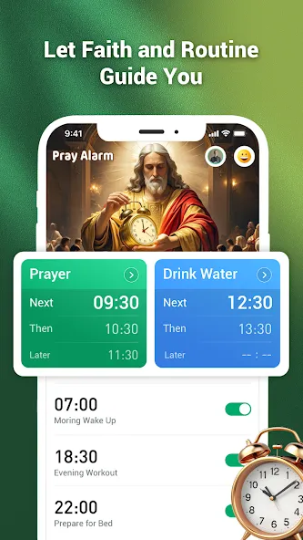 Pray Alarm, Calendar & Bible screenshot 1