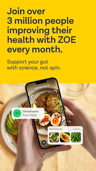 ZOE Health: AI Food Scanner screenshot 1