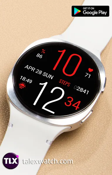 Gold n Color Daily Watch Face screenshot 1