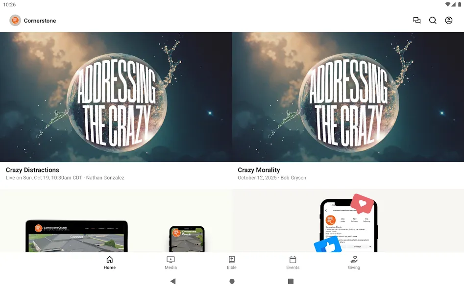 Cornerstone Church Bourbonnais screenshot 7