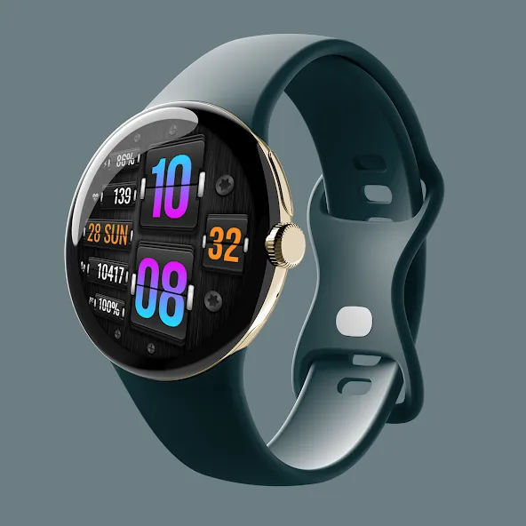 Digital FLIP WS16 Watch face screenshot 7