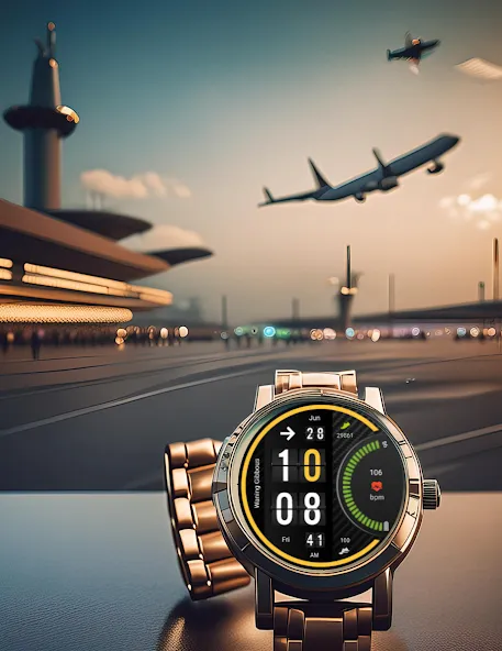 Airport 01 Watch Face screenshot 5