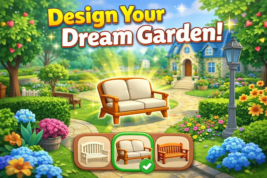 Jardin Match 3 - Déco Maison screenshot 7