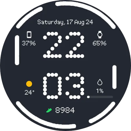 GRBL Nothing 2 Glyph Watchface screenshot 9