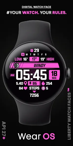 ATHLETIC Digital Watch Face screenshot 7
