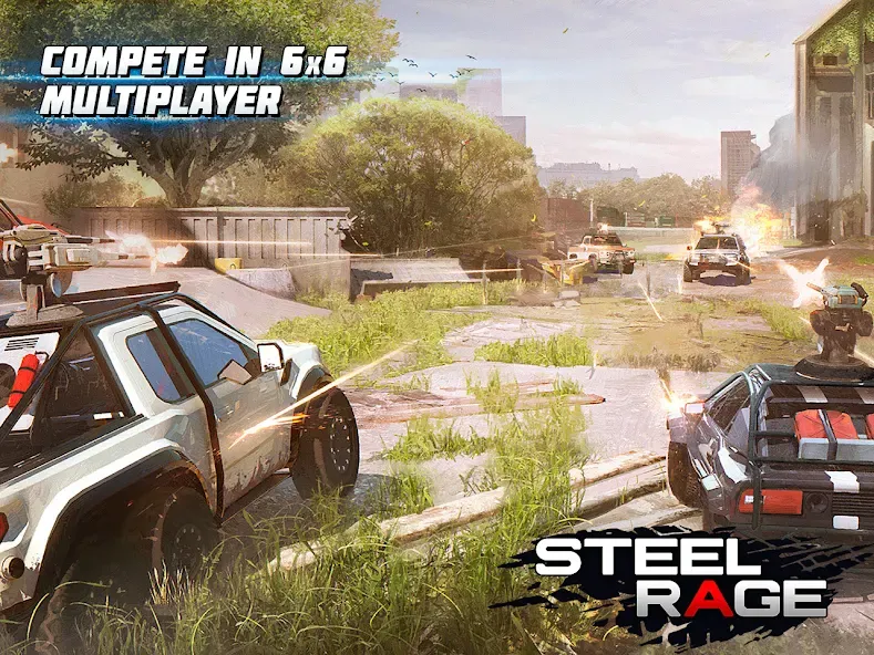 Steel Rage: Mech Cars PvP War screenshot 7