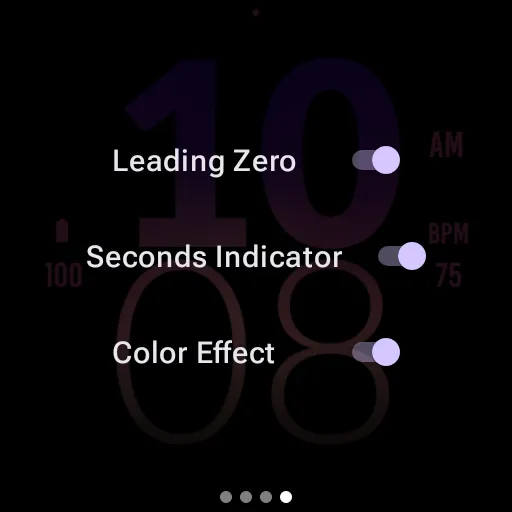 Plum Large Watch Face screenshot 10