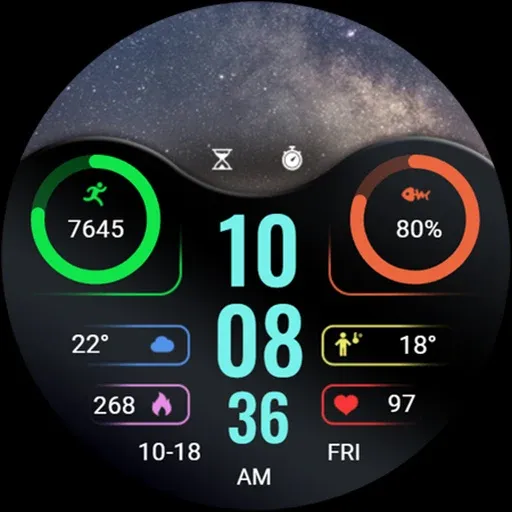 ZKin WatchFace Elegant Weather screenshot 6