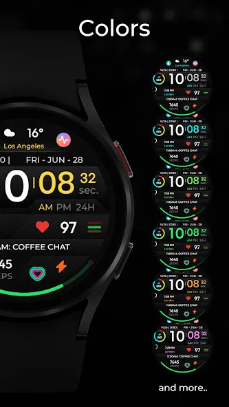 TVV Sport 4 Digital Watch Face screenshot 2