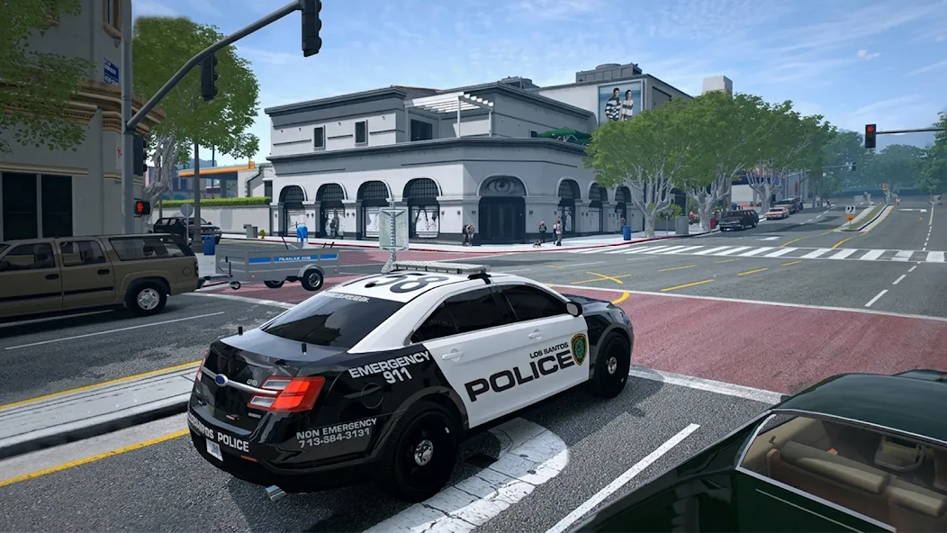 Police car Chase Simulator 3d screenshot 3