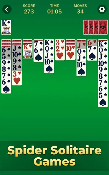Spider Solitaire Classic Games screenshot 11