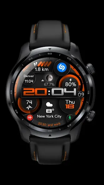Digital Watch Face CUE110 screenshot 7