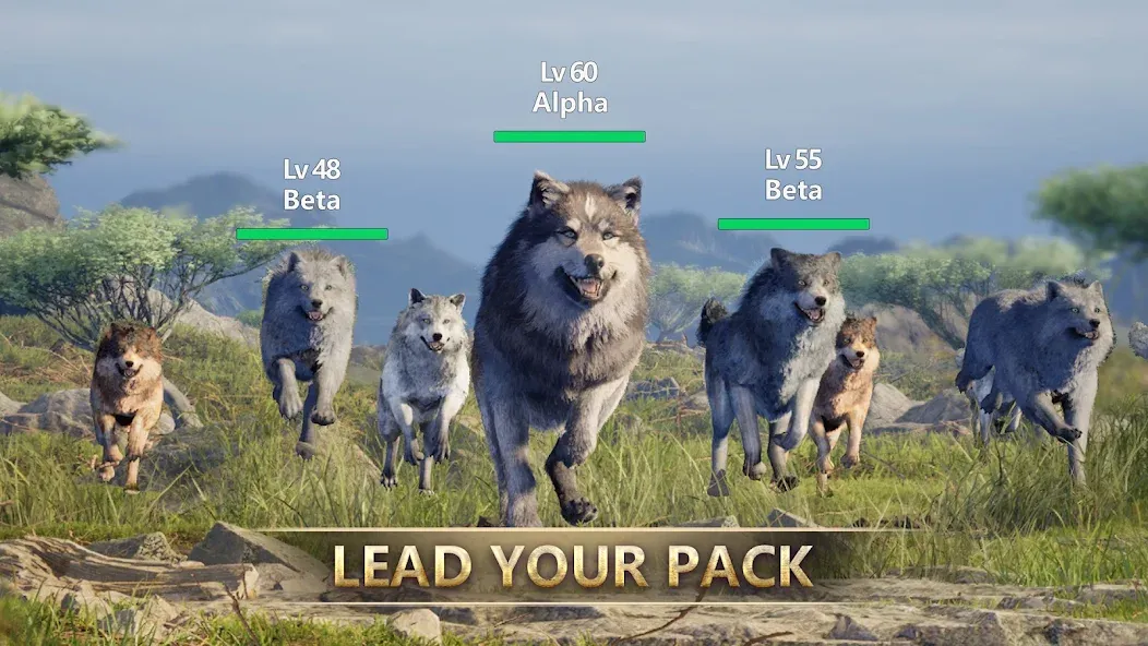 Wolf Game: Wild Animal Wars screenshot 4