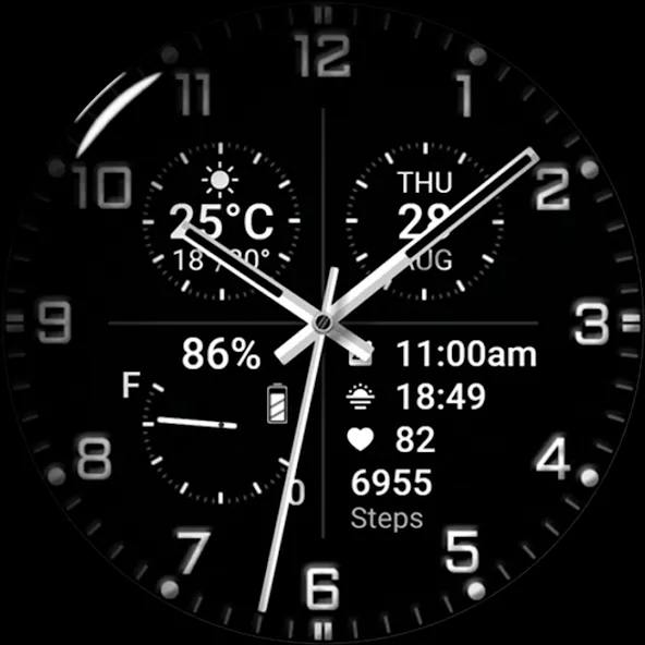 Watch face 10h08.com #68 screenshot 26