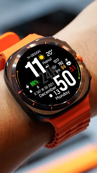 NTV340 - Big Digital Watchface screenshot 14