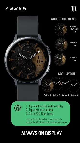 S4U Assen - Hybrid watch face screenshot 8