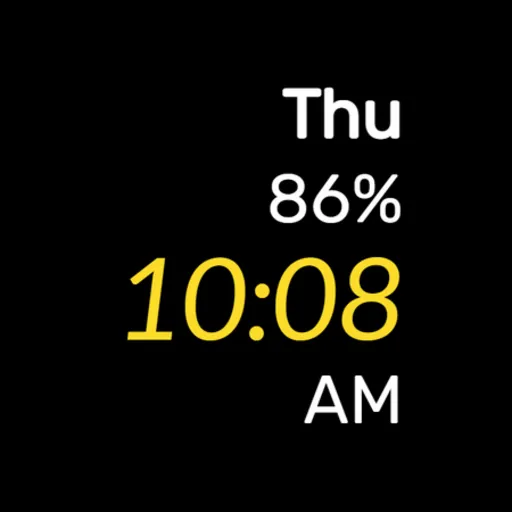 EXD027: Minimal Watch Face screenshot 23
