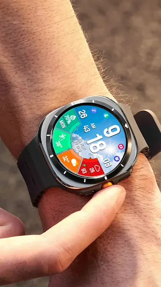 N-SPORT530 Digital Watch Face screenshot 1
