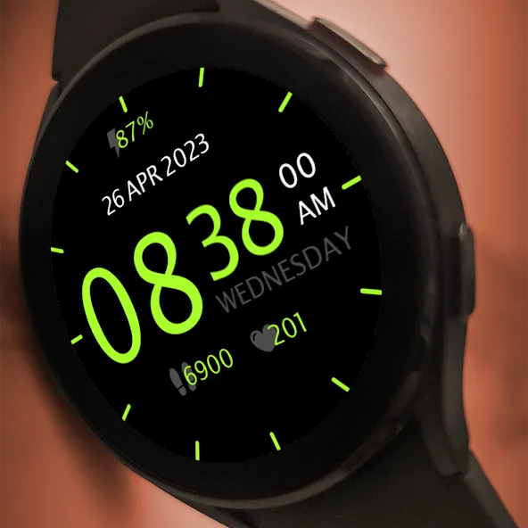 Key048 Digital Watch Face screenshot 3