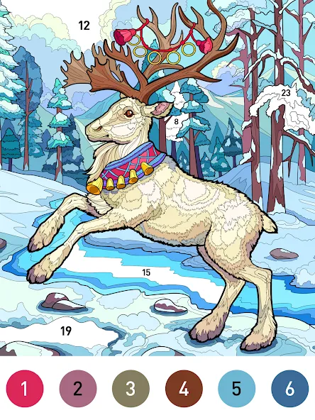 Christmas Winter Coloring Book screenshot 9