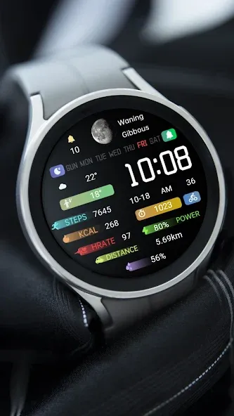 Colorful Icon Tail ZKin Watch screenshot 2