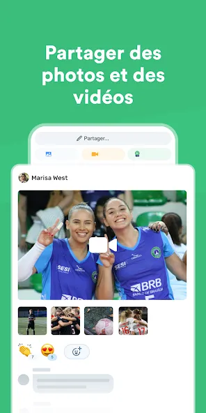 Communication équipe sportive screenshot 6