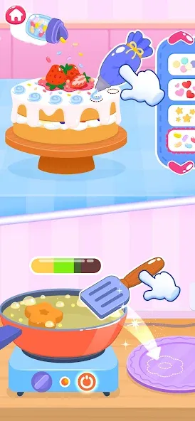 蛋糕 做饭小游戏 - 儿童做饭游戏 2-5, 厨房 儿童游戏 screenshot 5