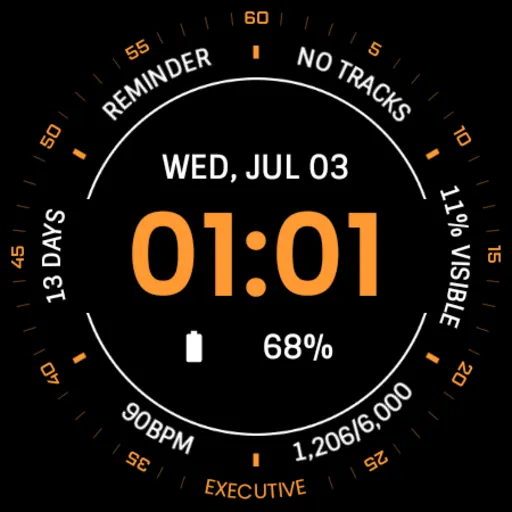 EXD059: Circular Watch Face screenshot 26