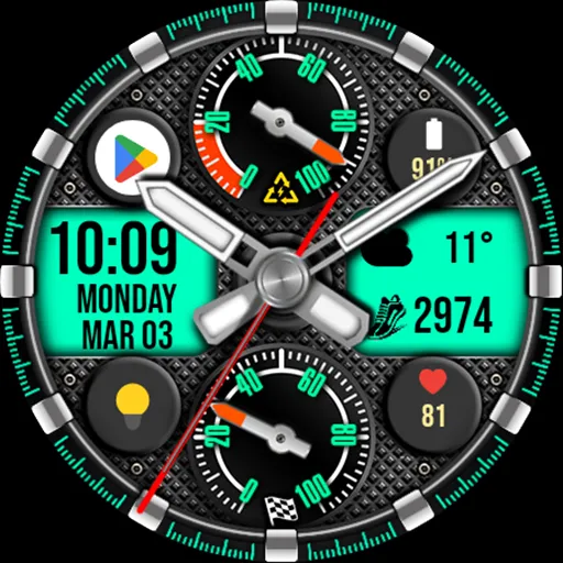 Hybrid Watch Face MB394 screenshot 28