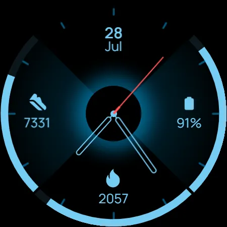 Analog watchface A5 screenshot 36